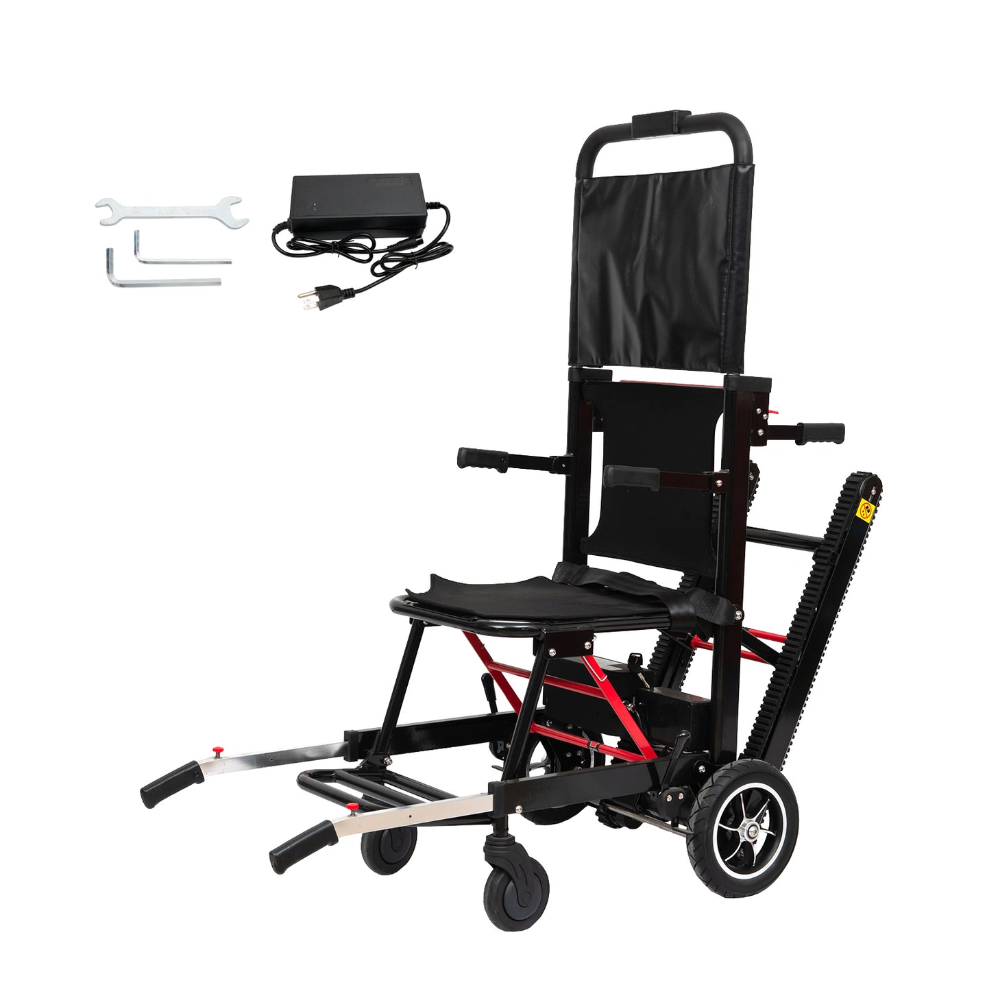 Motorized Stair-Climbing Wheelchair – Large Wheel Lift Chair for Disabled & Elderly