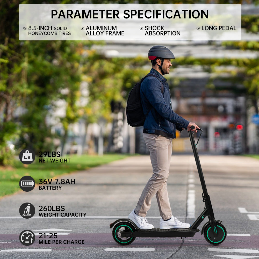 8.5" Folding Electric Scooter With app 350W 35KM Range 30km/h City Commute (Copy)