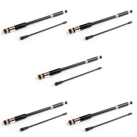 5Pcs AL-800 High Gain Dual Band Extendable Antenna BNC For Icom Yaesu Radio