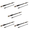 5Pcs AL-800 High Gain Dual Band Extendable Antenna BNC For Icom Yaesu Radio