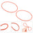 PB070063 O-Ring D-Burner Base For Burner Base (D) 2PCS