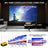 A2000 Mini Projector, 800 Lumens Portable 1080P Supported LCD Video Projector with Speaker, HDMI & USB for Movies