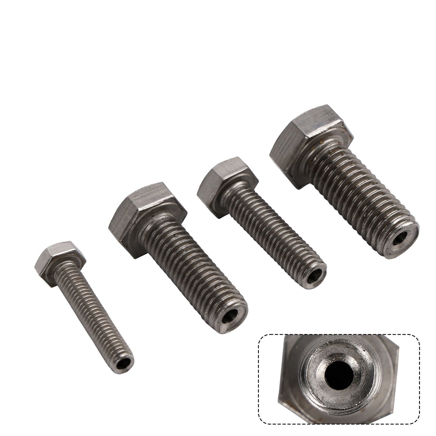 Stainless Steel M6 & M8 & M10 & M12 Broken Snapped Stud Drill Guide Kit 4PCS