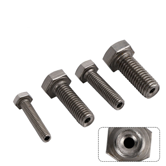 Stainless Steel M6 & M8 & M10 & M12 Broken Snapped Stud Drill Guide Kit 4PCS