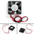 4Pcs DC Brushless Cooling Fan 5V 0.15A 4010s 40x40x10mm 2 Pin CUP Computer Fan
