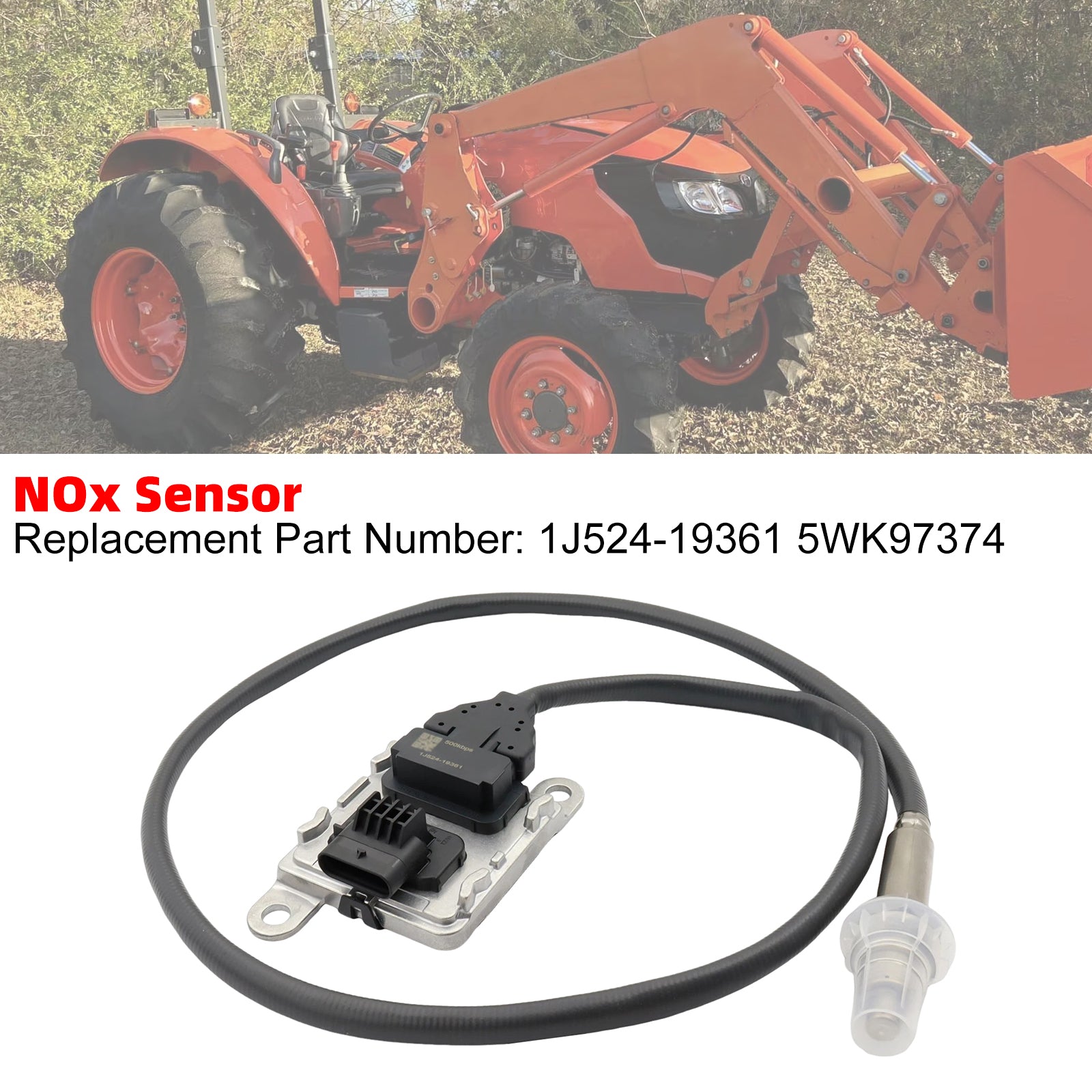 1J524-19361 5WK97374 Nitrogen Oxide Sensor NOX Sensor For Kubota Fendt