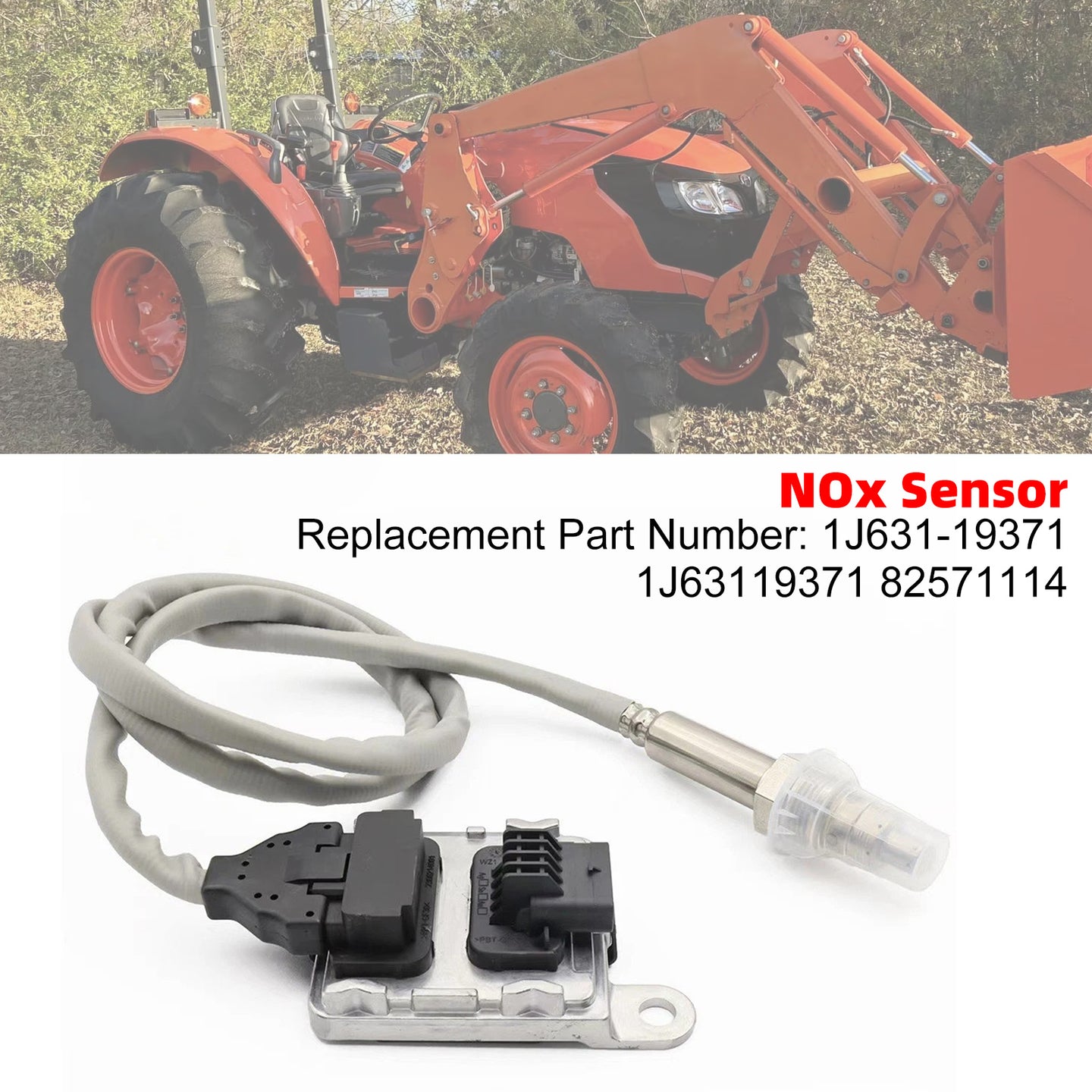 Nitrogen Oxide Sensor Nox Sensor 1J631-19371 1J63119371 82571114  For Kubota