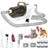 1.5L Grooming Tools for Dogs Cats Pets 5 In 1 Pet Grooming Kit Vacuum Suction Professional Pet Hair Clipper Dog Vacuum Brush for Shedding Grooming (Copy)