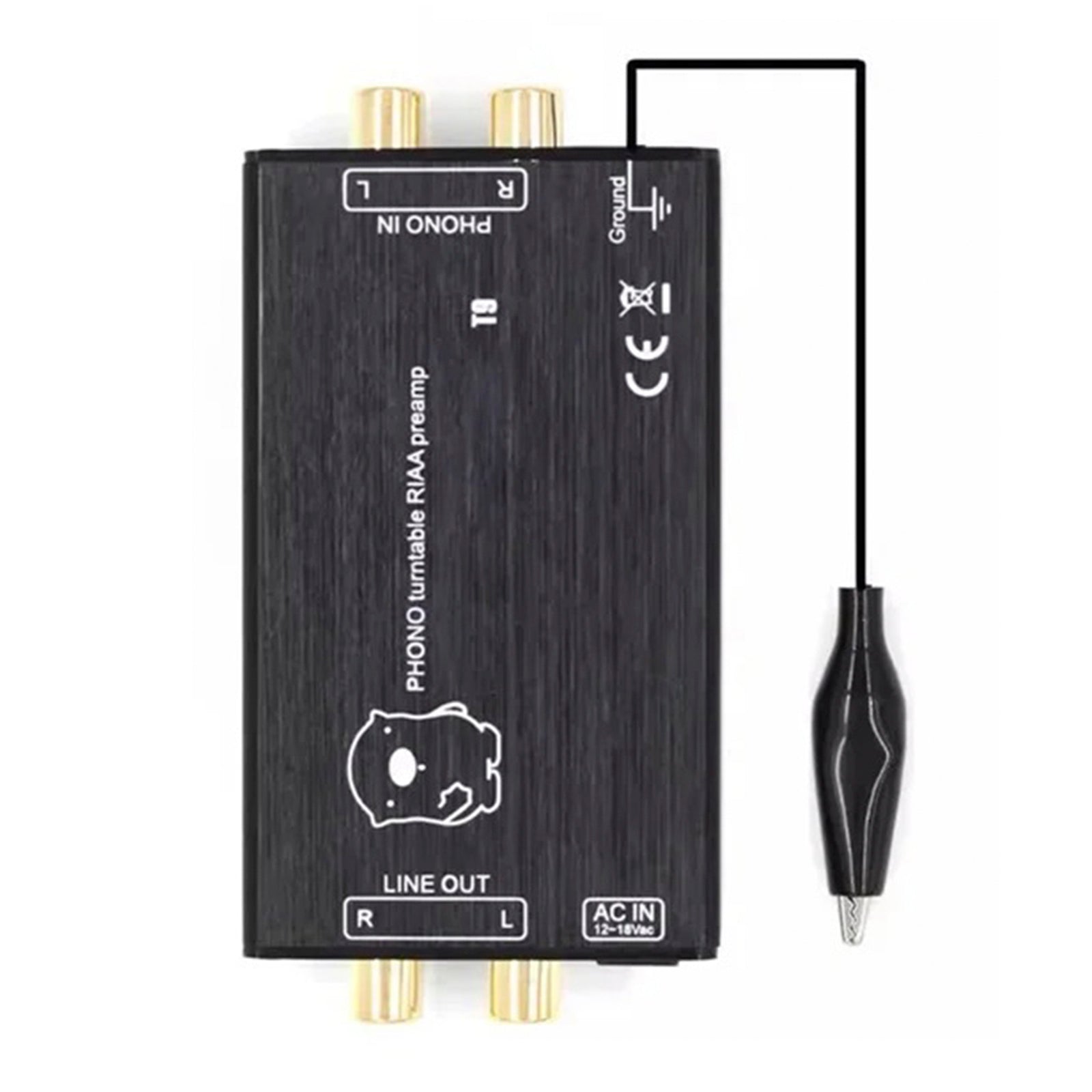 T11 Phono Preamp Preamplifier MM Phono Stage Preamp LP Vinyl Record Player