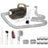 1.5L Grooming Tools for Dogs Cats Pets 5 In 1 Pet Grooming Kit Vacuum Suction Professional Pet Hair Clipper Dog Vacuum Brush for Shedding Grooming