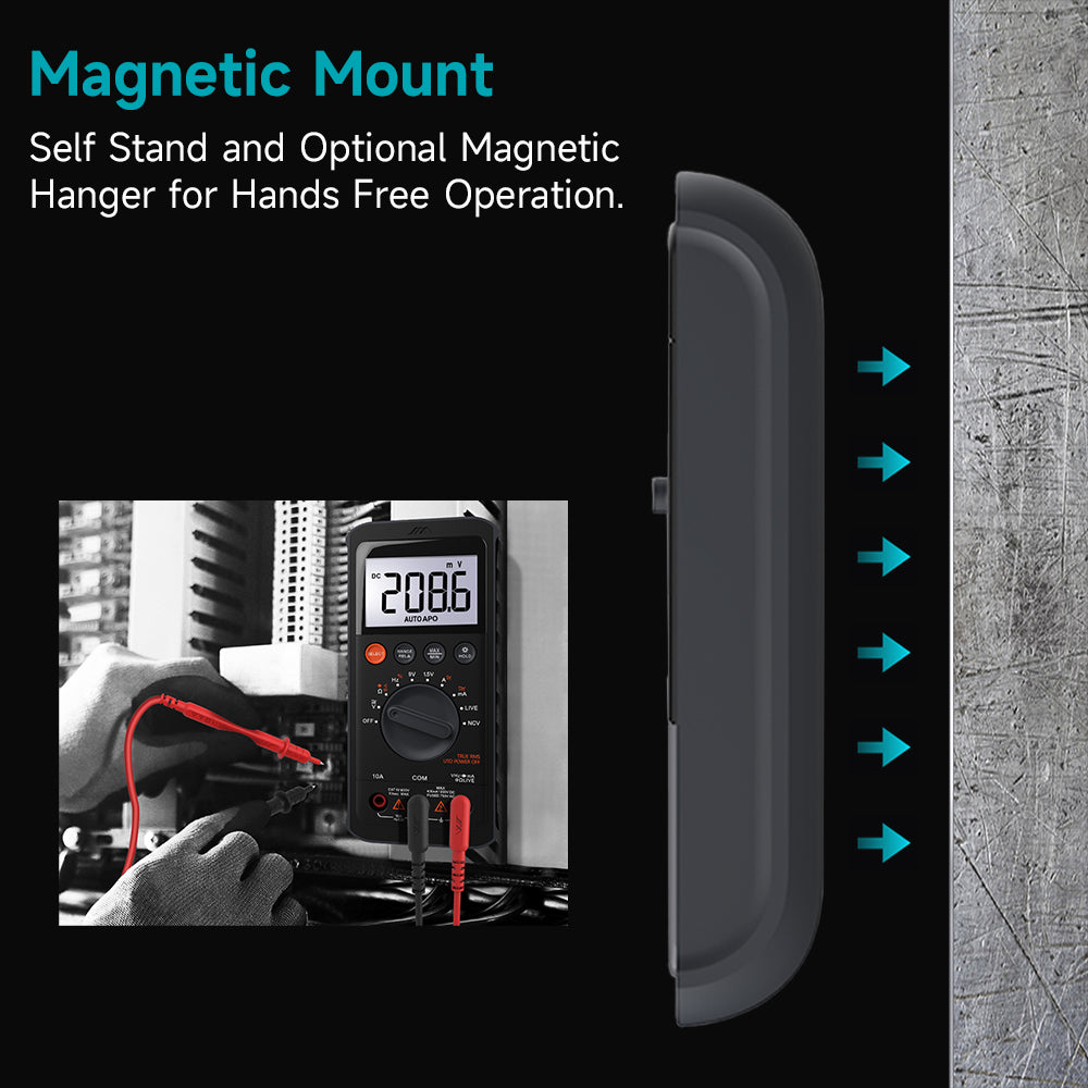 Digital Multimeter Tester – DC/AC Voltage, Current, Ohm, Continuity & Amp Meter