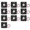 10PCS DC Brushless Cooling PC Computer Fan 24V 8025s 80x80x25mm 0.15A 2 Pin Wire