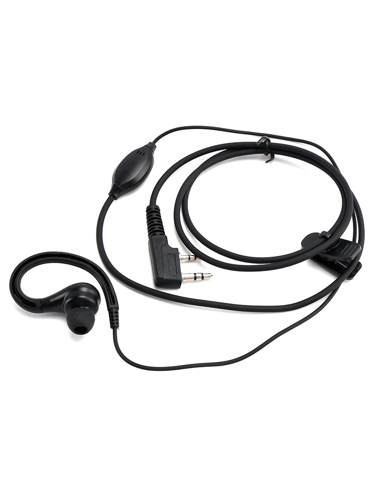 K-030-626 Earhook Headset For TK-208 TK-220 TH-D7 TH-F6 RPU416A KG-UVD1 TG-K4AT