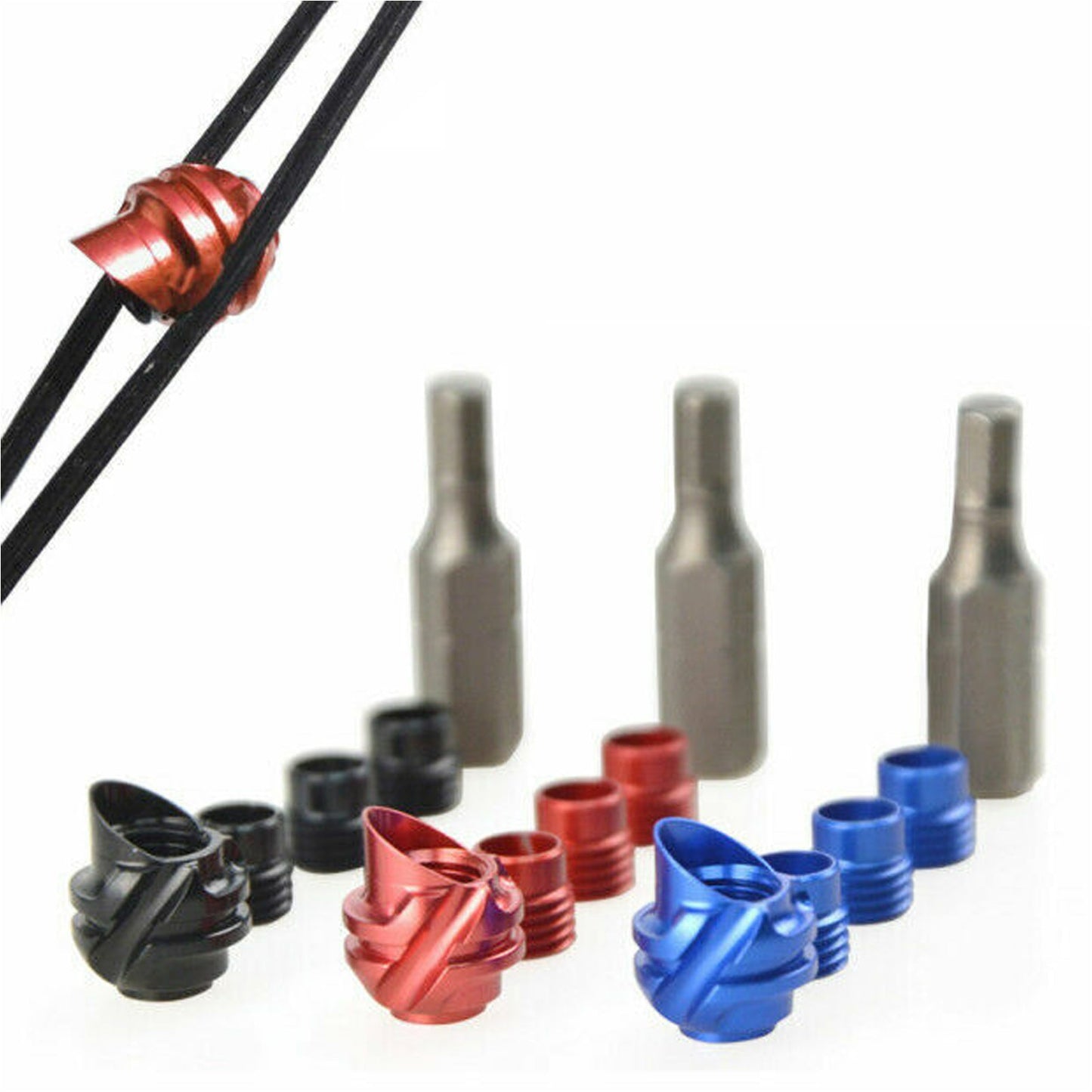 AT2 Degree Sight Lens Archery Bow Peep 45/37 Hooded Aperture