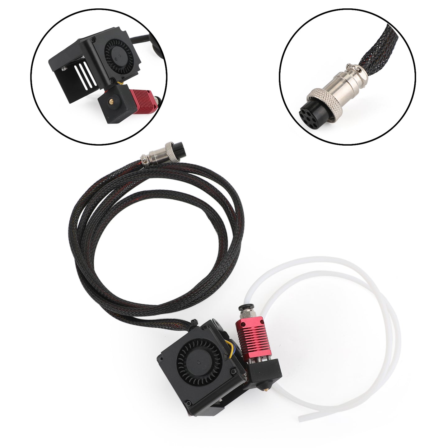 MK8 Full Extruder Kits 0.4mm Nozzle Extruder Hot End for CR-10 S5 500*500*500mm