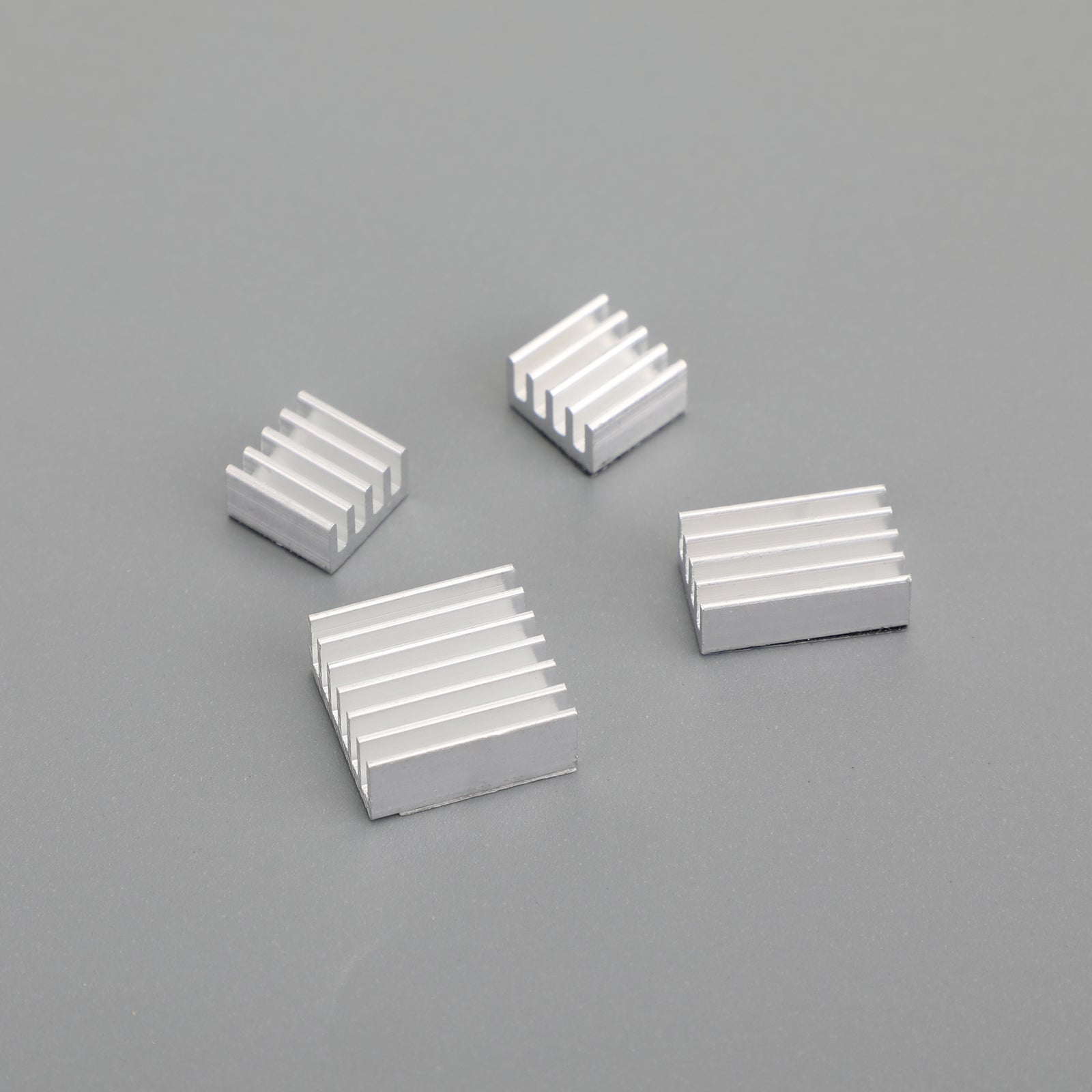 4PCS Aluminum Heatsink Radiator Cooler Kit for Raspberry Pi 4B with Sticker