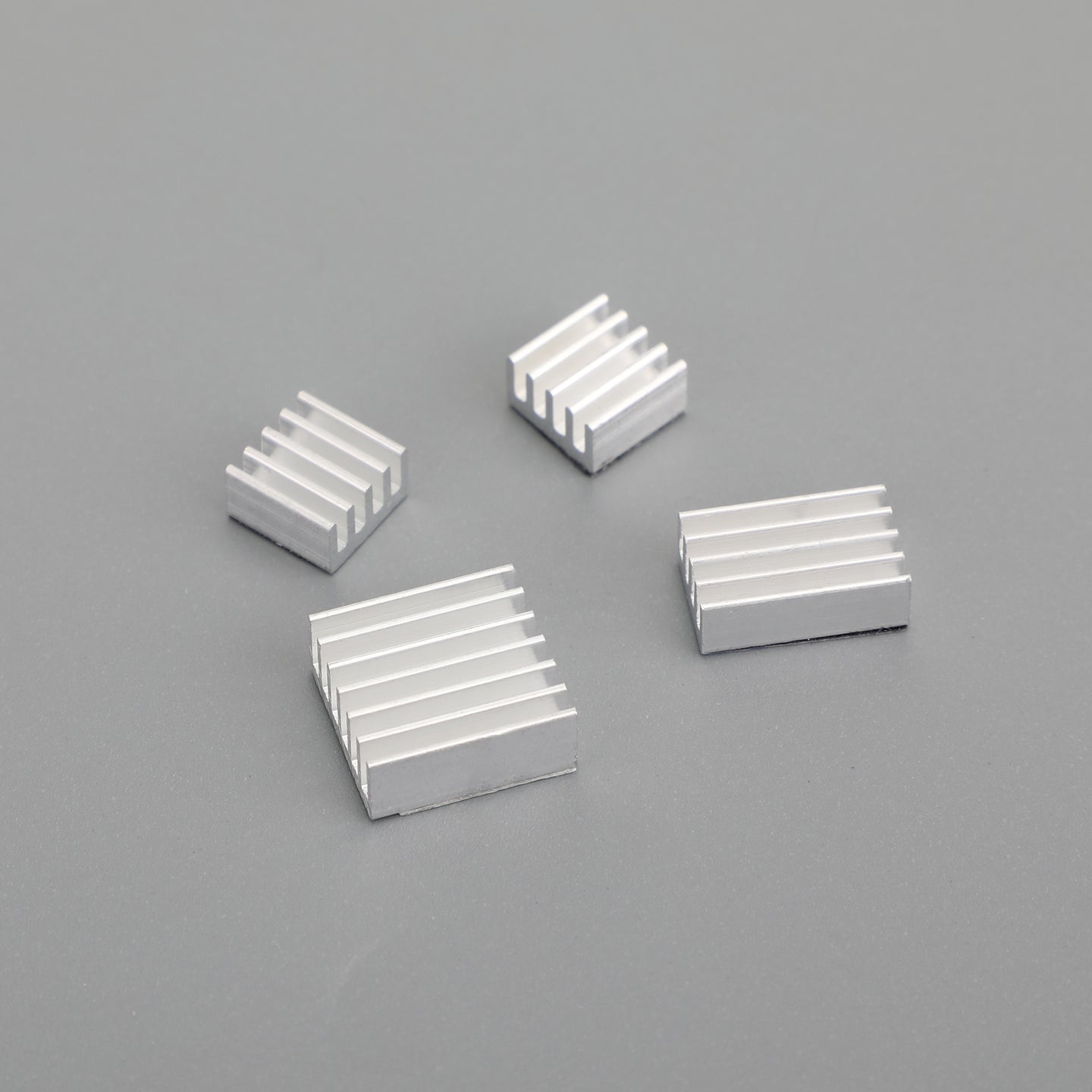 4PCS Aluminum Heatsink Radiator Cooler Kit for Raspberry Pi 4B with Sticker