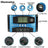 40A MPPT Solar Charge Controller, 12V/24V Auto, 50V Max PV Input, LCD Display for RV, Boat, Off-Grid Solar Systems
