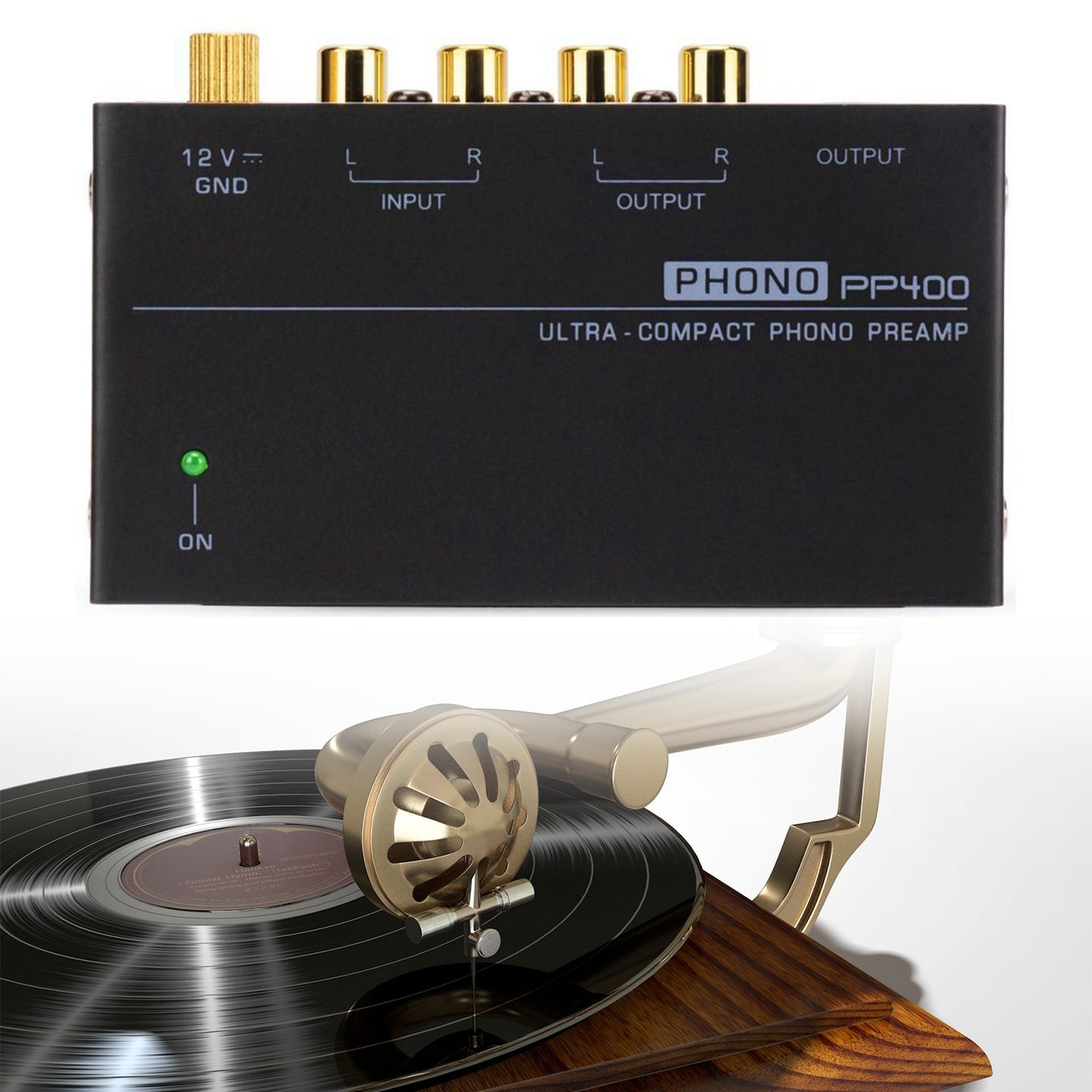 PP400 Ultra-Compact Phono Preamp Preamplifier TRS Interfaces Preamplificador