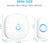 Wireless Doorbell — Pre-Paired, No Wi-Fi, 1,300 ft Range