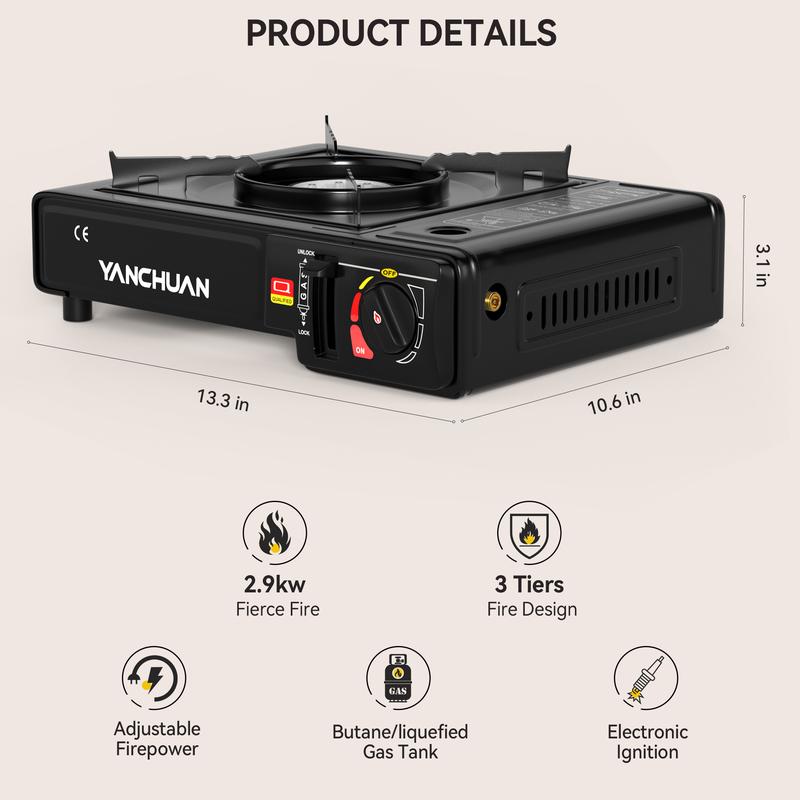 2900 Watt Portable Indoor Outdoor Camping Stove