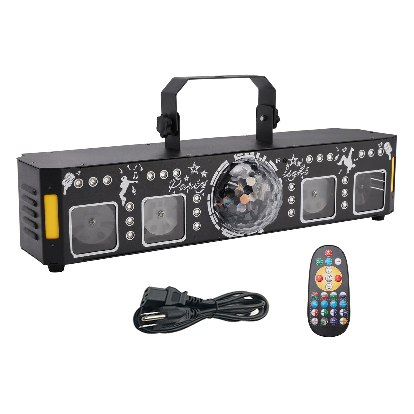 5In1 96 Picture Laser Magic Ball UV Strobe Projection Light With Remote Control