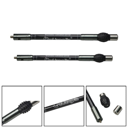 3/4/5 inch Archery Carbon Stabilizer Bar Short Side Extender