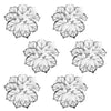 6-12PCS Napkin Rings Flower Napkin Holder Napkin Buckle, 6PCS Flowers