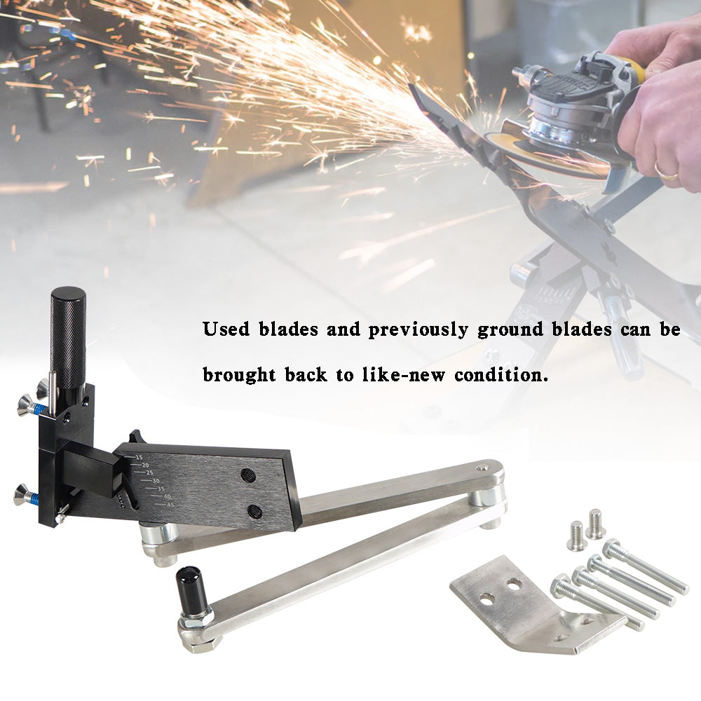 15°-45° Adjustable Lawn Mower Blade Sharpener Tool For Grinding Machine