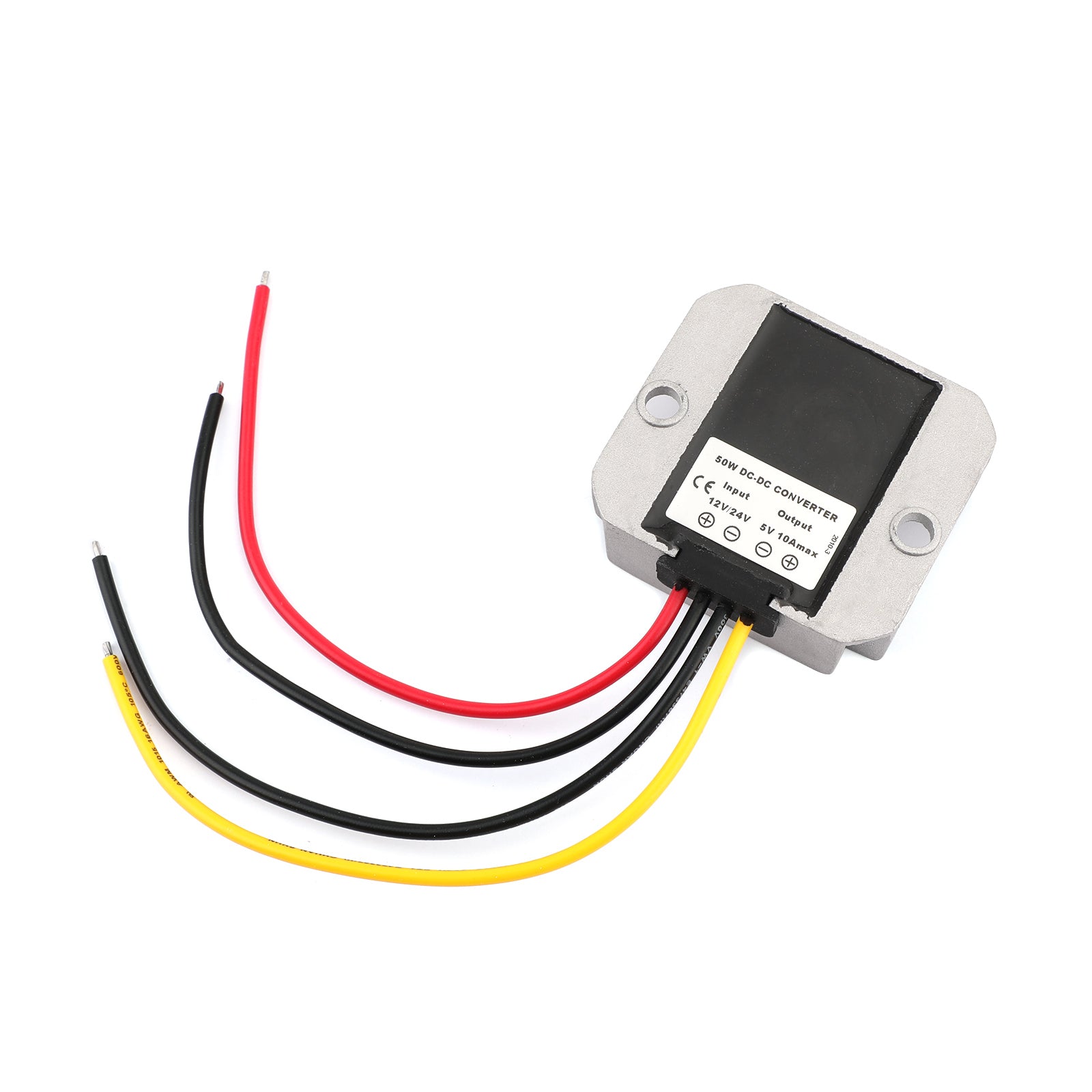 WaterProof 12V/24V to 5V 10A 50W Step Down DC/DC Power Converter Regulator US