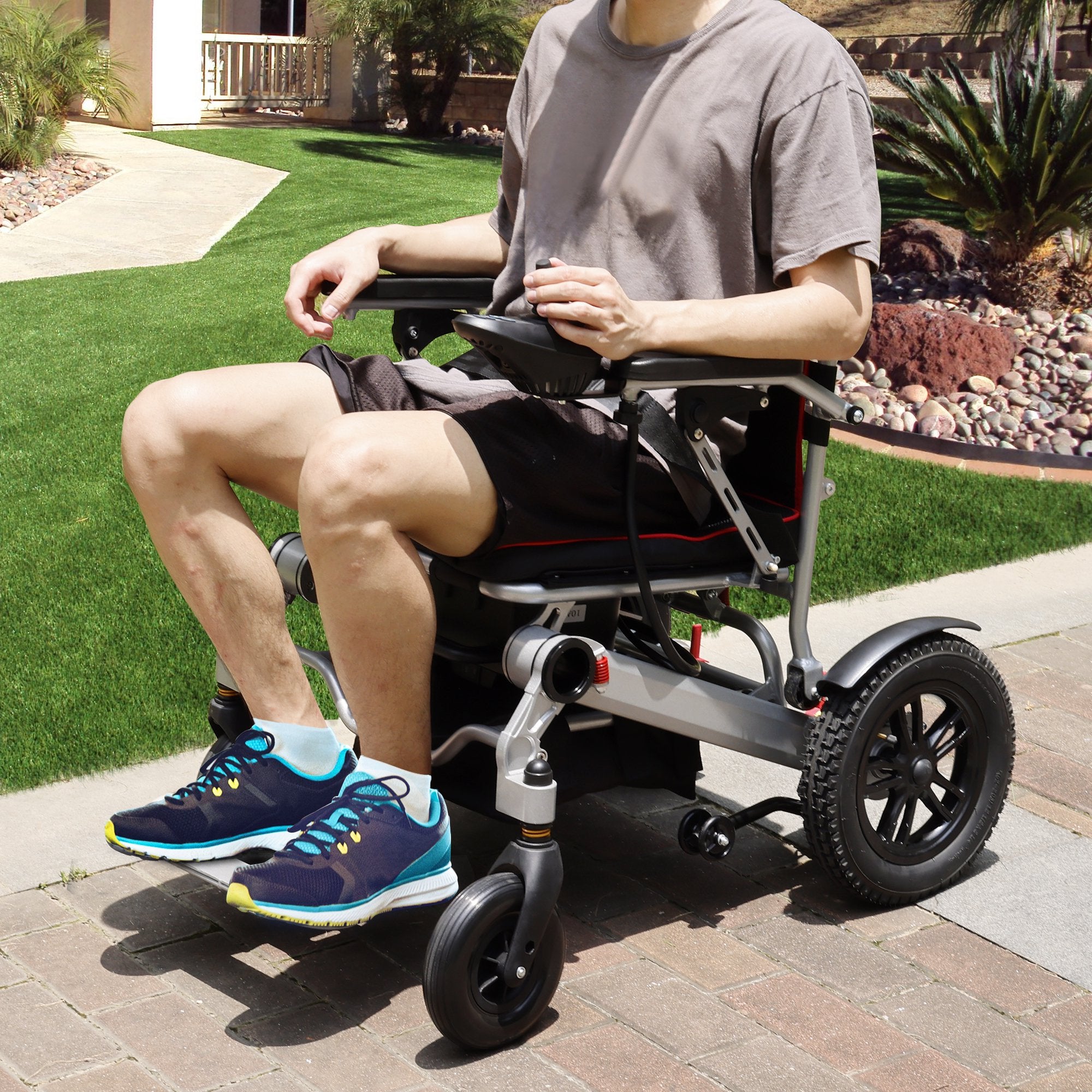 Lightweight Foldable Electric Wheelchair – Airline-Approved Portable Power Chair for Adults & Seniors