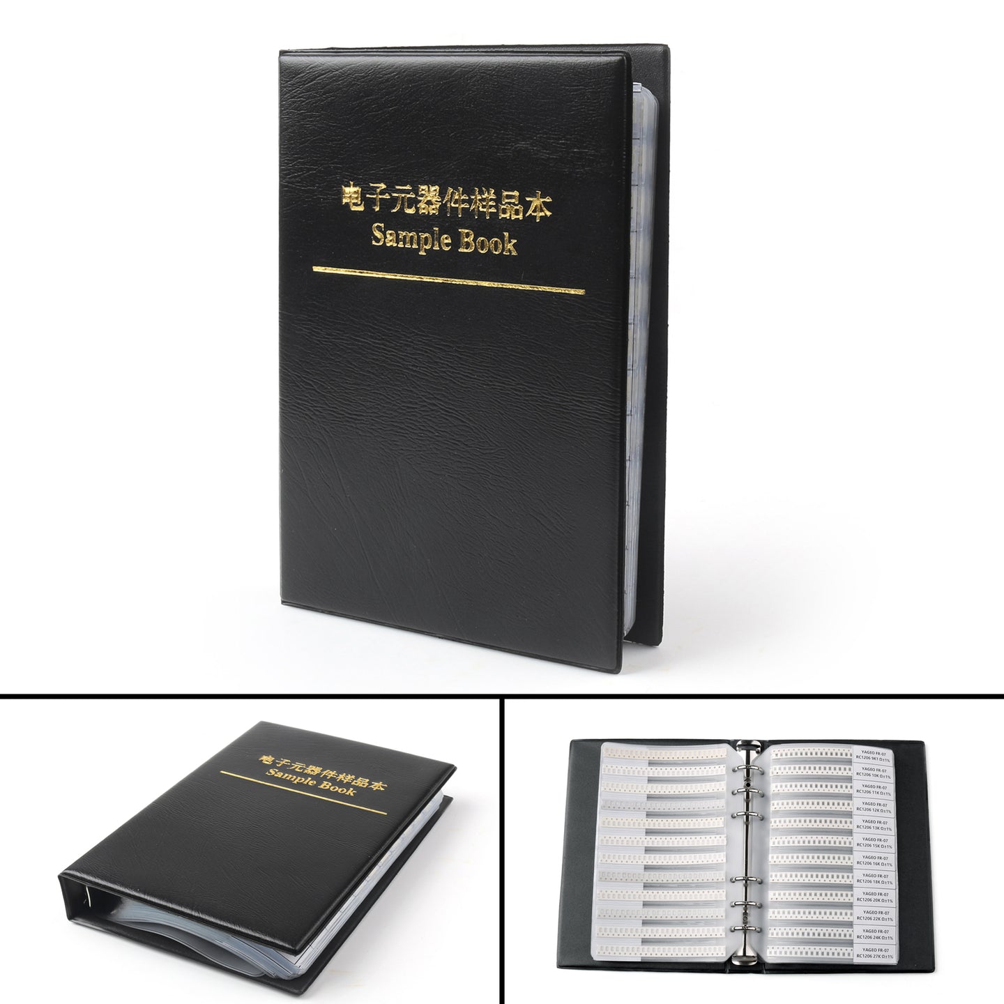 0201 0805 1206 0402 0603 1% SMD SMT Chip Resistor 170 Values Sample Book DIY UE