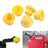 5x Replacement YELLOW SPOUT CAP Top For BLITZ Fuel GAS CAN 900302 900092 900094
