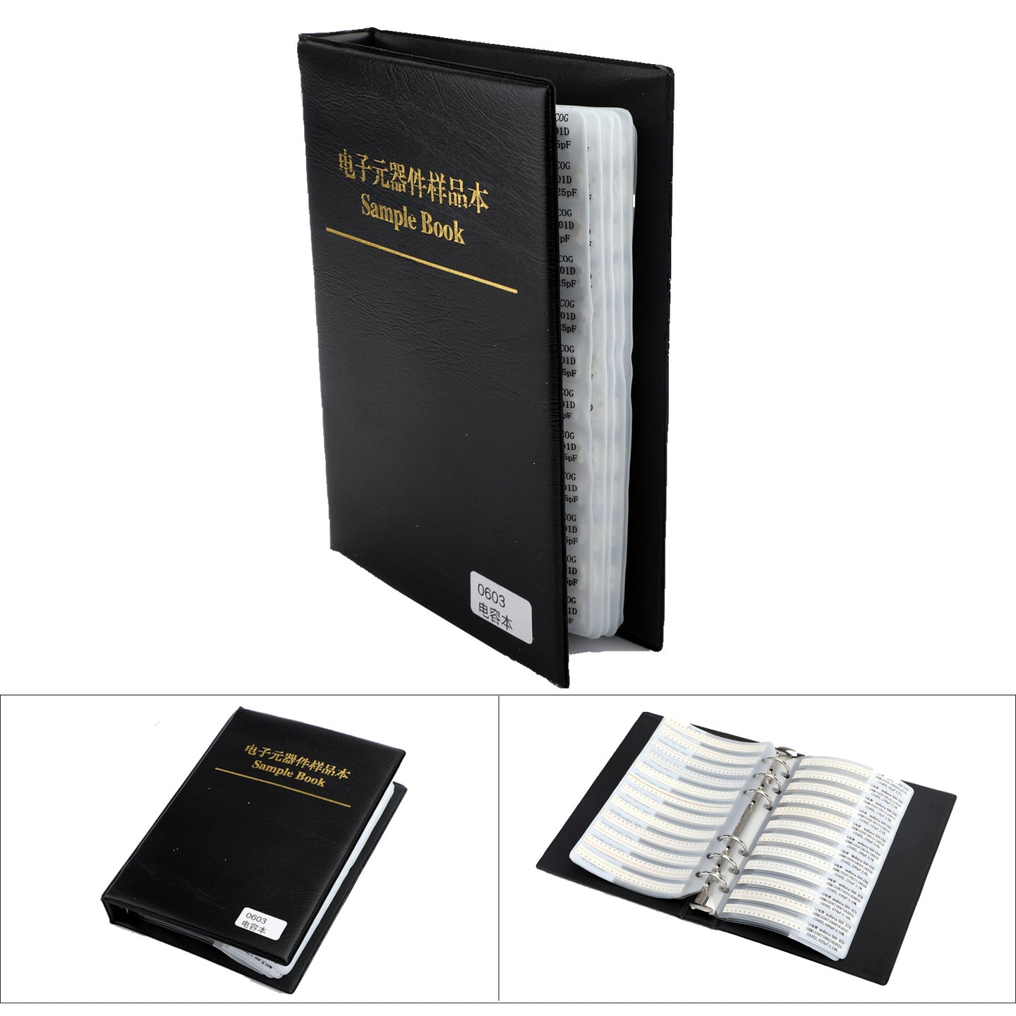 SMD0603 Capacitor sample book 90 values * 50pcs=4500pcs Capacitor kit SMD