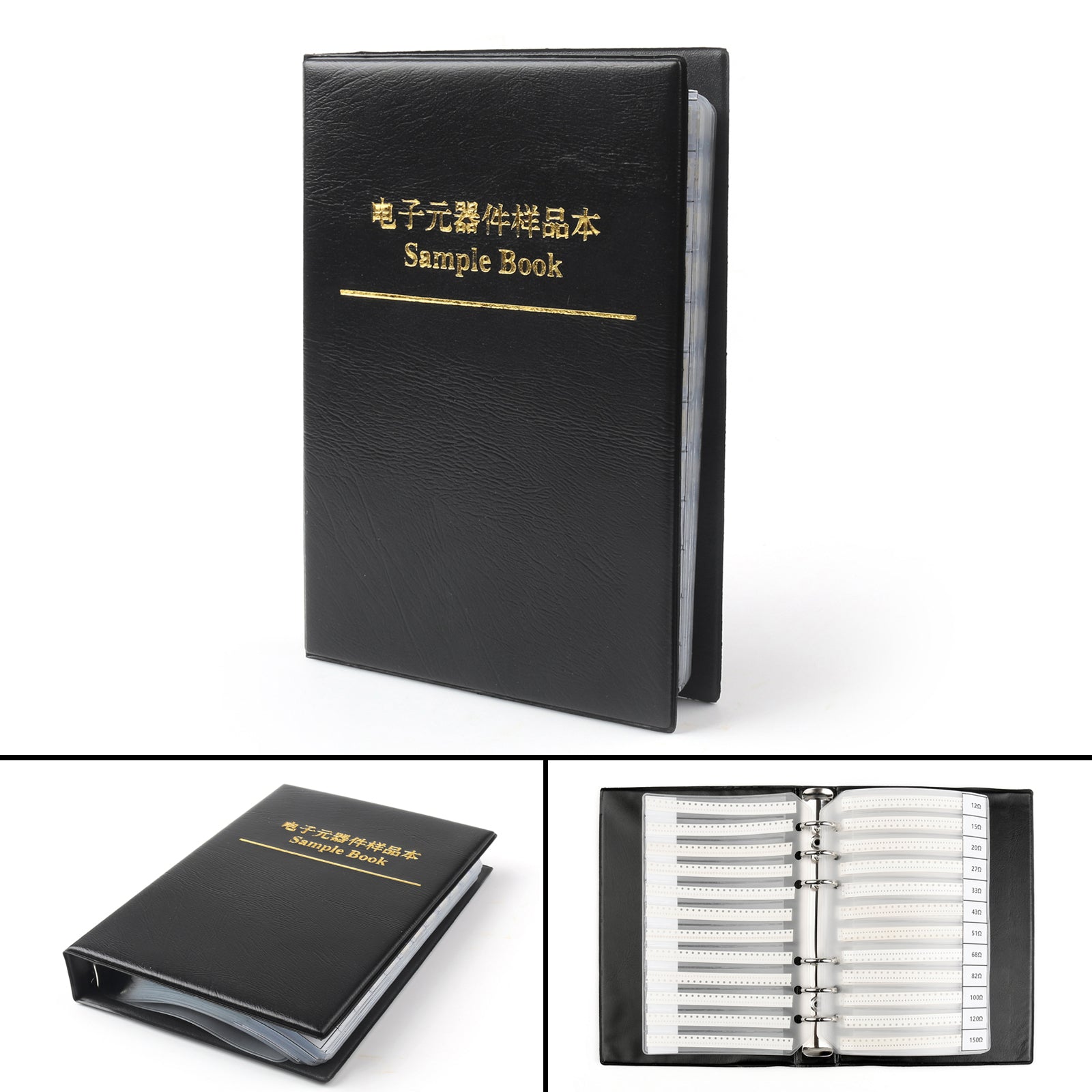 4000PCS 0402 1% SMD Chip SMT Resistor 63 Values + Capacitor 17 Value Sample Book