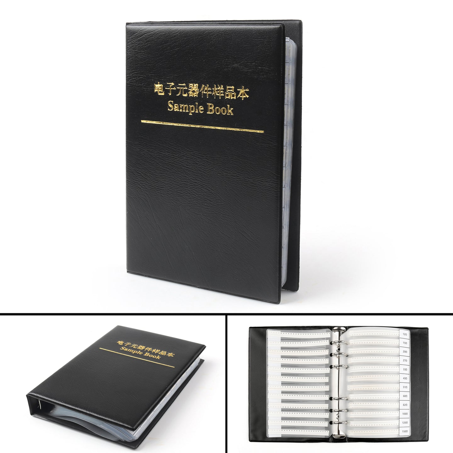 4000PCS 0402 1% SMD Chip SMT Resistor 63 Values + Capacitor 17 Value Sample Book