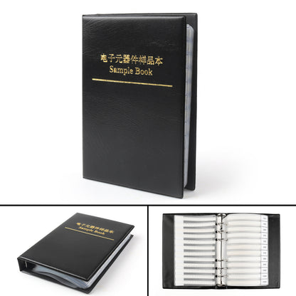 4000PCS 0402 1% SMD Chip SMT Resistor 63 Values + Capacitor 17 Value Sample Book