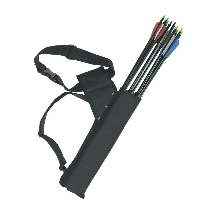 Archery 3 Tube Arrow Quiver Holder Waist/Shoulder Bag Hunting