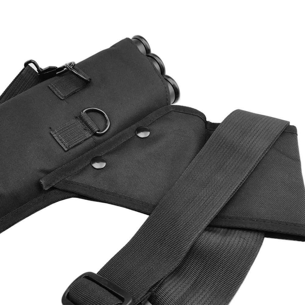 Archery 3 Tube Arrow Quiver Holder Waist/Shoulder Bag Hunting