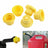 5x Replacement YELLOW SPOUT CAP Top For BLITZ Fuel GAS CAN 900302 900092 900094
