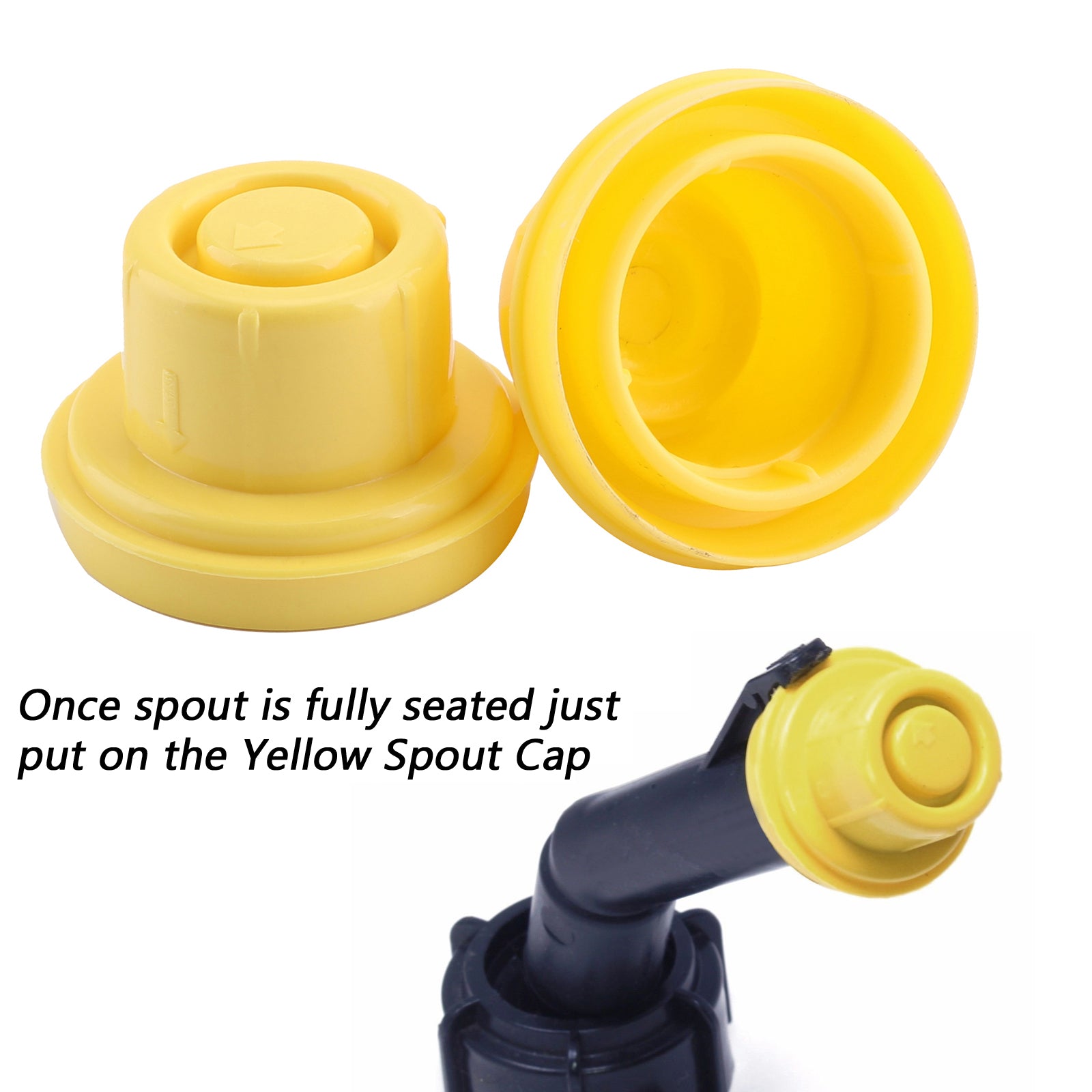 Replacement YELLOW SPOUT CAP Top For BLITZ Fuel GAS CAN 900302 900092 900094 USA