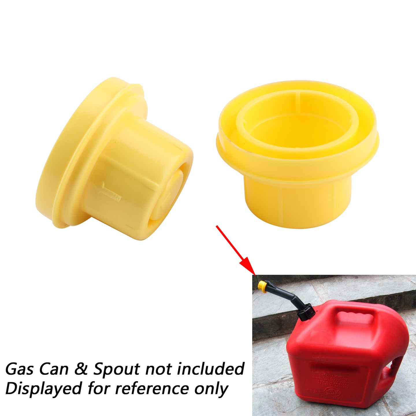 Replacement YELLOW SPOUT CAP Top For BLITZ Fuel GAS CAN 900302 900092 900094 USA