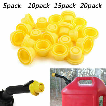 5x Replacement YELLOW SPOUT CAP Top For BLITZ Fuel GAS CAN 900302 900092 900094