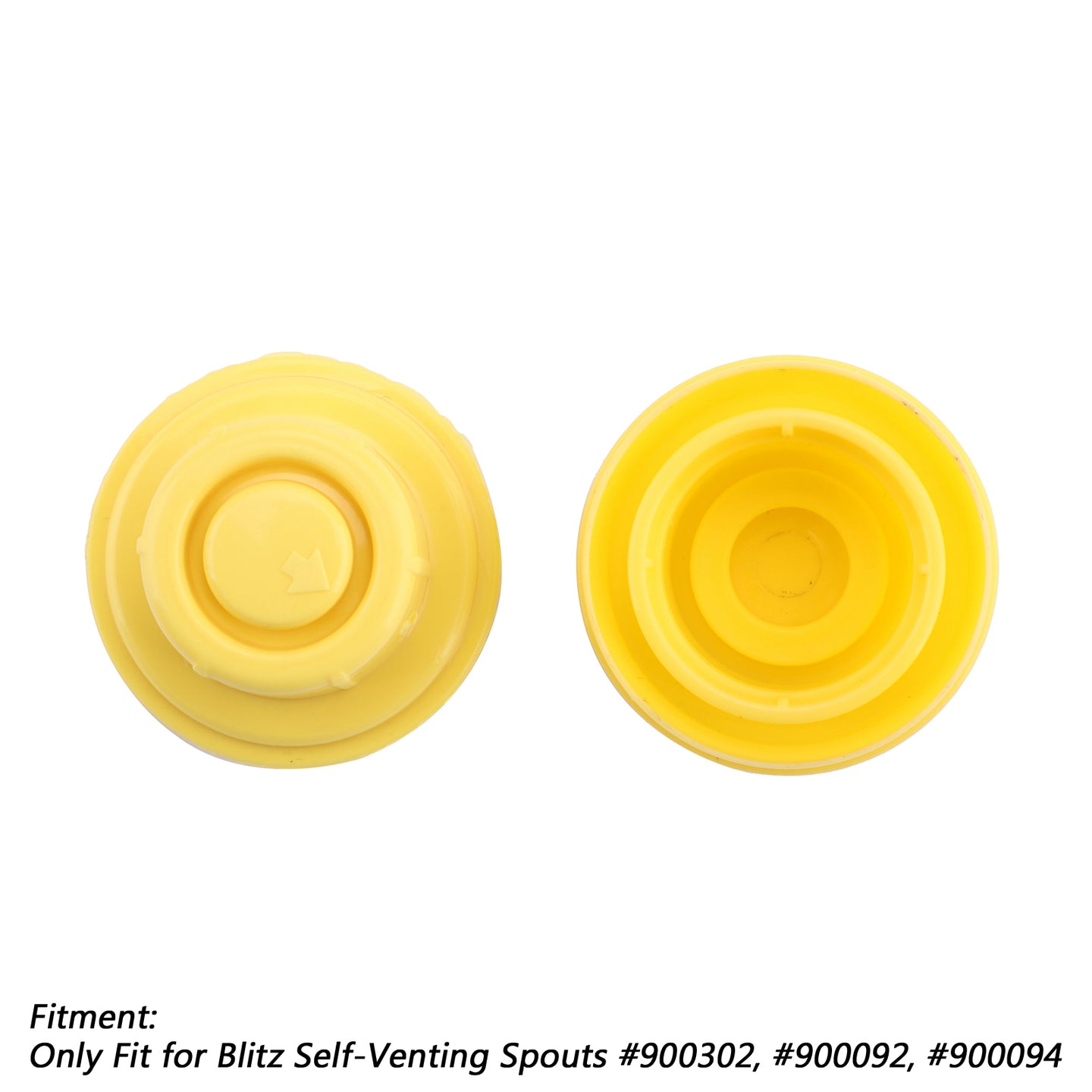 5x Replacement YELLOW SPOUT CAP Top For BLITZ Fuel GAS CAN 900302 900092 900094