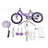 16"/18" Children Princess Bicycle Girls Bike with Removable Training Wheels Pink