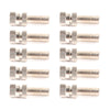 10X Misting Nozzles Water Mister Sprinkle For Cooling System 0.012" Quick plug
