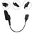 K Interface Headset Port Converter Cable for TK290 TK3180 TK380 TK480 TK481 TK490