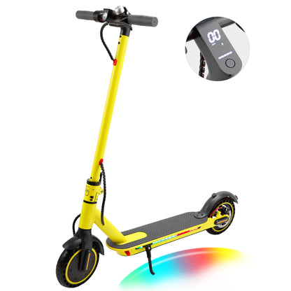 8.5" Folding Electric Scooter With app 350W 35KM Range 30km/h City Commute Yellow (Copy)