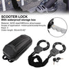 E-Scooter Lock Multi-Section Steel w/ Waterproof Storage Box
