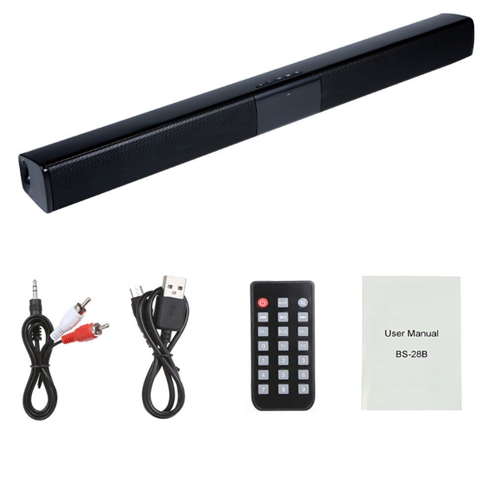 Portable Wireless Sound Bar System – 4 Speaker Subwoofer for TV Home Theater
